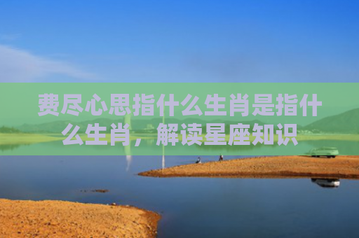 费尽心思指什么生肖是指什么生肖，解读星座知识