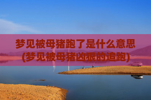 梦见被母猪跑了是什么意思(梦见被母猪凶狠的追跑)