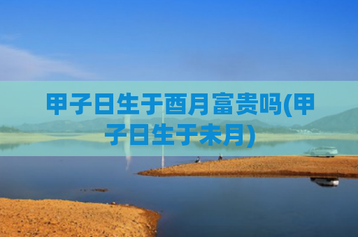 甲子日生于酉月富贵吗(甲子日生于未月)