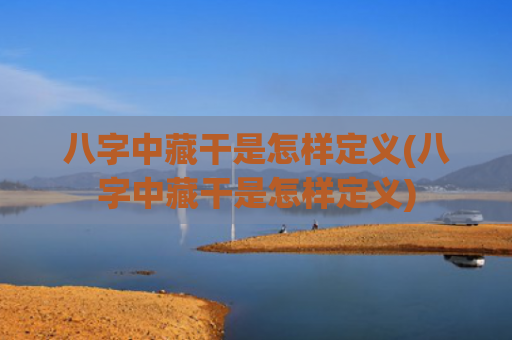 八字中藏干是怎样定义(八字中藏干是怎样定义)
