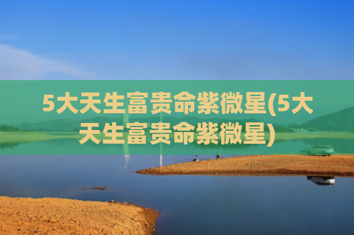 5大天生富贵命紫微星(5大天生富贵命紫微星)