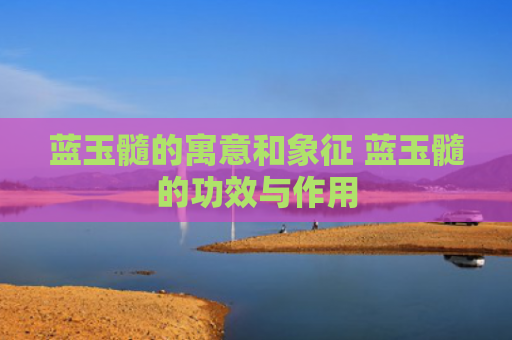 蓝玉髓的寓意和象征 蓝玉髓的功效与作用