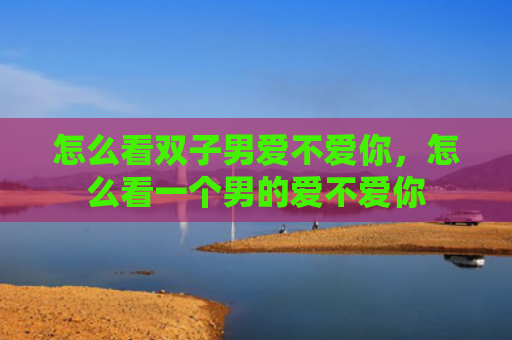 怎么看双子男爱不爱你，怎么看一个男的爱不爱你
